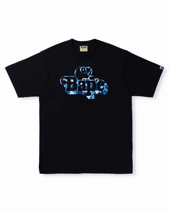 Black Bape ABC Camo Milo On Men's T Shirts | ZA-65407