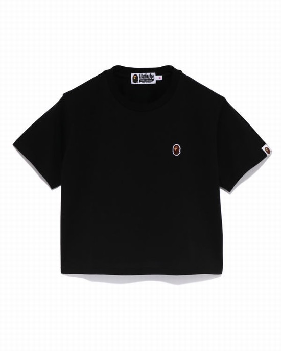 Black Bape Ape Head One Point Mini Women's T Shirts | ZA-27891