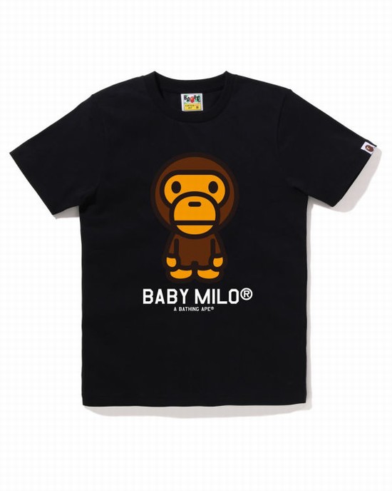 Black Bape Milo Women's T Shirts | ZA-12035