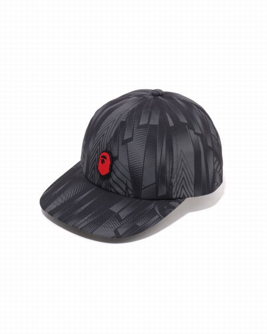 Black Bape Speed Racer Panel Men's Caps | ZA-83096