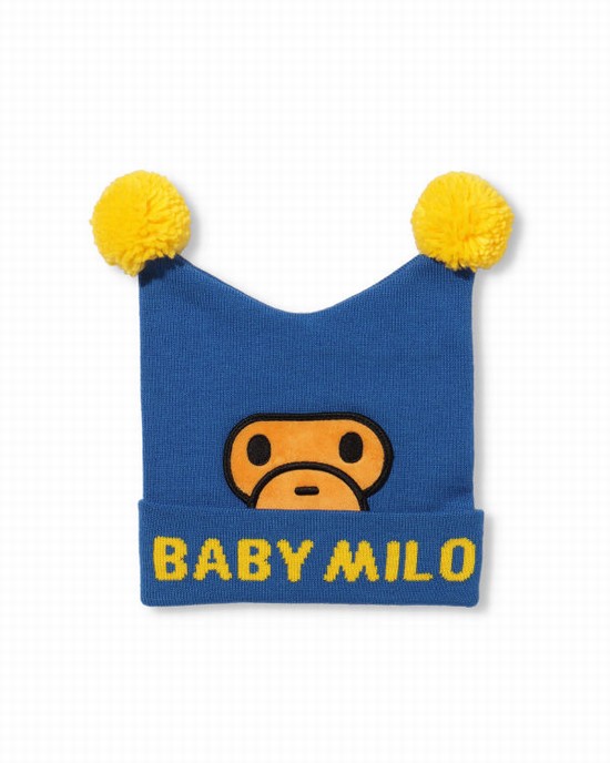 Blue Bape Milo Clown Kids' Caps | ZA-68243