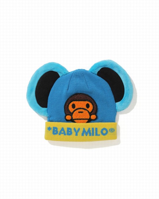 Blue Bape Milo Friends Boa Kids' Caps | ZA-23951