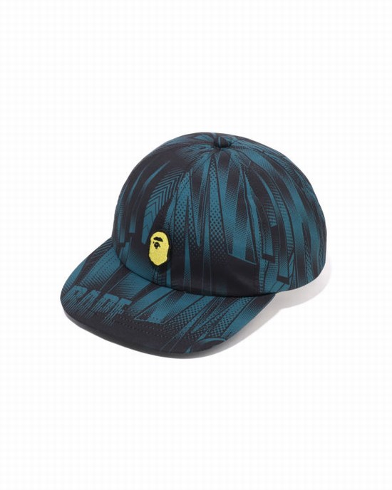 Blue Bape Speed Racer Panel Men's Caps | ZA-95783