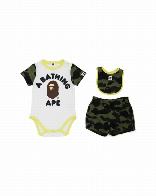 Green Bape 1st Camo Gift Kids' Suit | ZA-47301