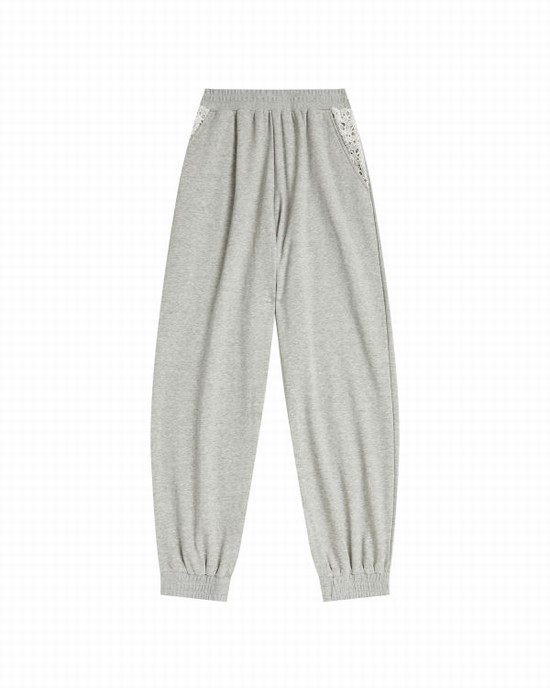 Grey Bape Relaxed Women's Pants | ZA-56932