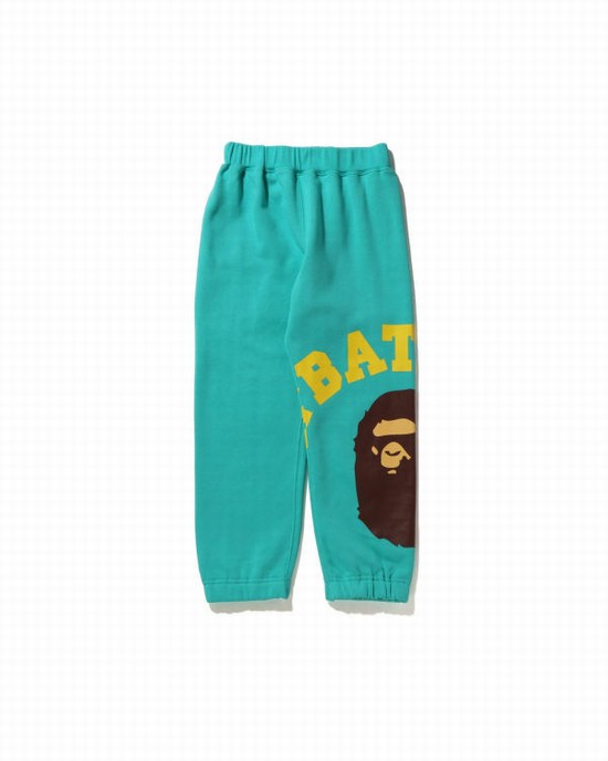 Mint Bape Giant College Kids' Sweatpants | ZA-01694