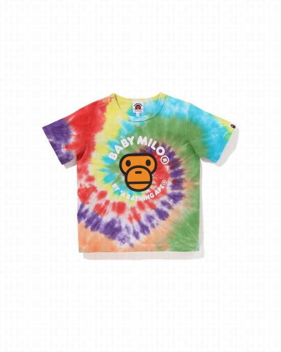 Orange Bape Milo Dyed Kids' T Shirts | ZA-93152