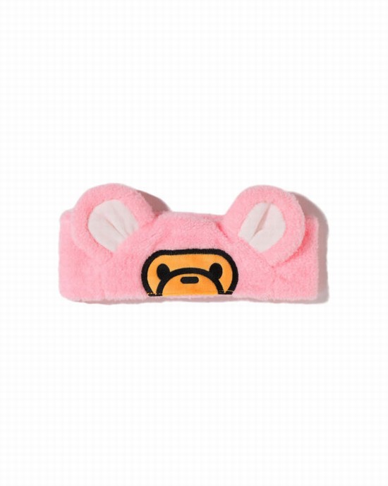 Pink Bape Milo Bear Ear Boa Kids' Hair Accessories | ZA-83740