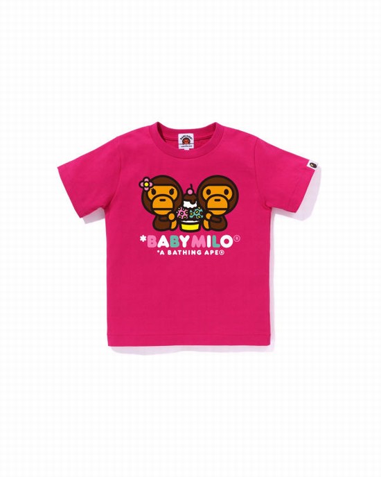 Rose Bape Milo Mixed Fruit Milo & Lisa Kids' T Shirts | ZA-73594